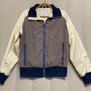 Vintage Roffe Men’s Skiwear Jacket Softshell Varsity Style Unisex Colorblock